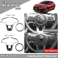 new vios 2023 steering wheel frame cover accessories