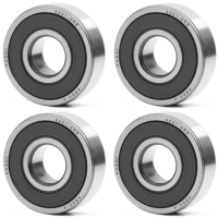 6201RS Bearing ABEC-5 ( 8 PCS ) 12*32*10 mm Deep Groove 6201-2RS Ball Bearings 6201RZ 180201 RZ RS 6