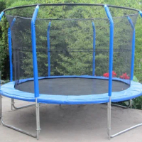 Large Indoor Trampoline With Protection Net Adult Children Jumping Bed Outdoor Trampolines Exercise Bed Fitness Equipment
