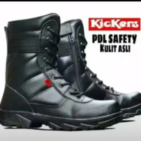 Sepatu Pdl Pria Sepatu Boots Trend TNI POLRI Hitam Ready