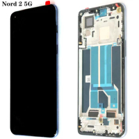 6.43" Original AMOLED For OnePlus Nord 2 5G Nord2 LCD Screen Display+Touch Panel Digitizer For OnePlus Nord CE 5G EB2101