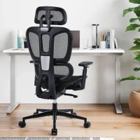 Ergonomic Office Desk Chair High Back Home Office Computer Chairs Comfy Gaming Chair,Lumbar Support,Adjustable Seat Depth,Black