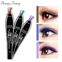 Hengfang Colorful Mascara Color Volume Lengthening Curling Cosplay Eyelashes Makeup Fiber Waterproof Cosmetic
