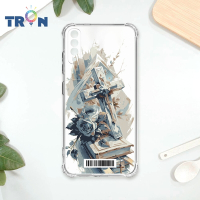 TRON 三星 A70 十字架水彩 四角防摔載具殼 軟殼 手機殼