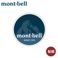 【Mont-Bell 日本 MONT-BELL CIRCLE貼紙《藍黑》】1124854/登山/LOGO/貼紙