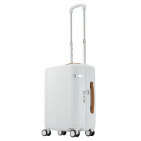 【ACE BAGS＆LUGGAGE】21吋 Furnit-Z ace.真皮提把質感登機箱(多色可選 05042)