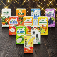 波蜜 果菜汁／蘋果汁／蜂蜜檸檬飲／芭樂汁／速纖纖維飲料／紅牌-蜂蜜奶茶(160ml) 款式可選 DS022663