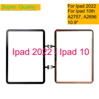 10Pcs/Lot Original For Apple iPad 10 2022 Touch Screen Digitizer Sensor For Ipad 10 A2757 A2696 Front Outer LCD Glass Lens