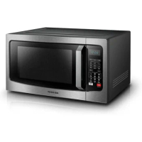 Toshiba EC042A5C-SS Microwave Oven with Convection Function, Smart Sensor, Easy-to-clean Stainless Steel Interior and ECO Mode,
