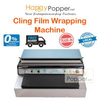 HAPPYPOPPER Cling Film Cutter Fresh Supermarket Vege Packing Food Hand Wrapper Wraping Wrap Machine 