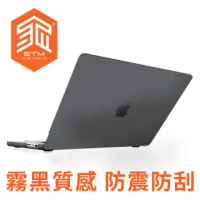 【STM】MacBook Pro 16吋 2021 Studio 晶透保護殼 - 霧黑