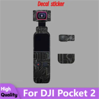 For DJI Pocket 2 Decal Skin Vinyl Wrap Film Action Gimbal Camera Creator Combo Protective Sticker Os