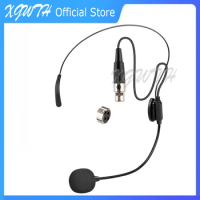 Dual Ear Head Headset Omnidirectional Microphone Headworn Mic For AKG Samson Wireless System Mini XLR 3PIN TA3F