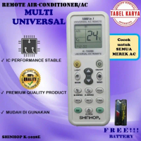 REMOTE REMOT SEMUA AC MULTI UNIVERSAL SHINHOP K-1028E - MAGIC ELEKTRO