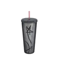 STARBUCKS BLACKPINK 24OZ BLING TOGO COLD CUP BLACK