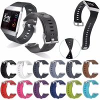 50pcs New Silicone Replacement Watch Band Soft Strap Bracelet Wrist Belt For Fitbit Ionic Sport Smart Watch Wrist Band L S Size