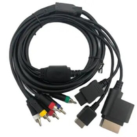 1PCS Multi Component AV Cable S-Video Cable For PS2/PS3/Xbox 360/Wii/Wiiu Games Accessories