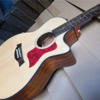 free shipping custom 24 acoustic guitar,41 inch guitar,folk guitar,Solid wood veneer,spruce wood body,mahogany neck
