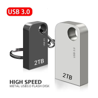 MINI Super Pen Drive 2TB Memoria USB Flash Drive 1TB ความเร็วสูง Pendrive 512GB Cle USB 3.0 Stick แบบพกพา SSD ของขวัญ2023ใหม่