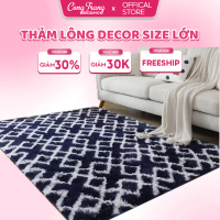 Thảm Lông Size 1m8x2m, 2mx2m2 - Thảm Trải Sàn Khổ Lớn Decor trang trí phòng ngủ