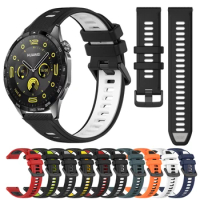 22mm 20mm Silicone Band For Huawei Watch GT4 GT 3 42mm 46mm/GT Runner/GT 2 Pro/GT 3 Pro Strap For Huawei Watch 4 3 Pro Watchband