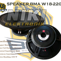 SPEAKER BMA 18 INCH SPIKER BMA W 18-220 ORIGINAL