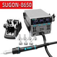 SUGON 8650 1300W Hot Air Rework Station 3 Mode Digital Display Intelligent BGA Rework Station For BGA PCB Chip Repair Tool