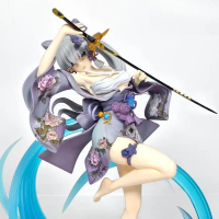 Kamisato Ayaka Kimono Genshin Impact 26cm Action Figure PVC D-KAS006