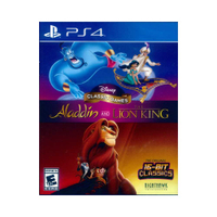 【一起玩】 PS4 迪士尼經典遊戲：阿拉丁和獅子王 英日文美版 Disney Classic Ga