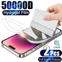 iPhone 11 Pro Max Glass,Tempered Glass For iPhone 11 Pro Max,2Pcs Full Cover Hydrogel Film For iPhone 11 Pro Max