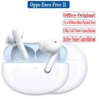 Official New Oppo Enco Free 2i Wireless Bluetooth Earphone 42dB Noise Cancellation 3 Mic Call Noise Cancellance For Reno 7 Pro