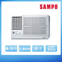 【SAMPO 聲寶】福利品-4-5坪定頻左吹窗型冷氣(AW-PC28L)