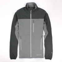 美國百分百【全新真品】Marmot 外套 夾克 黑色 軟殼 刷毛 防潑水 防風 保暖 透氣 S號 E512