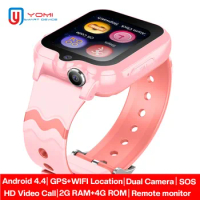 Kids smart Watch 4G GPS Wi-Fi Tracker Waterproof 2-way Call SOS Remote Monitor Phone Watch for Students детские часы с gps и сим