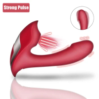 Remote Control Nipple Sucker Clitoris Stimulator Dildo G Spot Vagina Clit Sucking Vibrator for Women 9 Speeds