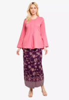 Aqeela Muslimah Wear Pleated Batik Kurung