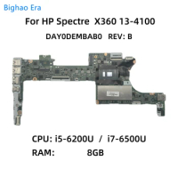 DAY0DEMBAB0 For HP X360 13-4100 13-4172NA 13-4196DX Laptop Motherboard With i5-6200U i7-6500U CPU 8GB-RAM 861991-601 861992-601
