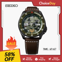 Original New SEIKO 5 Sports Watchs Automatic Mechanical 10bar Waterproof Luminous Watch For Men