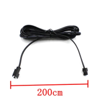 2Meter 2Pin SM Extended Wire Connecotor For EL Wire Electroluminescent Light