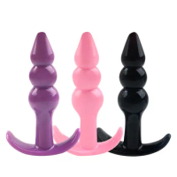 Outdoor Soft Silicone Anal Plug Male Masturbator Butt Plug Adult Sex Toys For Women&amp; Men &amp; Gay Erotic Prostate Prostate Massager