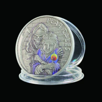 New 1oz Fear Tales 1 Troy 999 Fine Silver Plated Soul Reaper Commemorative Coins Collectibel Gifts