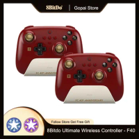 8BitDo Ultimate Controller - F40 Limited Edition Bluetooth Gamepad Joystick for Nintendo Switch Steam iOS Windows PC