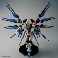 Mgex Strike Freedom Action Figure Mg Sotsu Sunrise Figures Kit Action Toy Collectible Robot Kits 1/100 Models Toys Kids Gifts