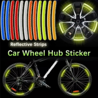 20Pcs Bike Tire Rim Reflective Stickers Night Safety Motorcycle Hub Auto Wheel Reflector V2Z4