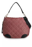 NUVEAU Quilted Nylon Convertible Shoulder Bag