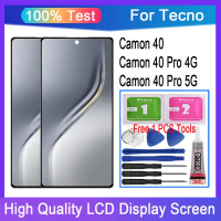 Penukar Skrin Sentuh Paparan LCD, OEM, Serasi dengan AMOLED TFT Tecno Camon 40 4G, Camon 40 Pro 4G,