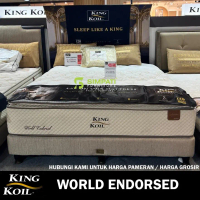 King Koil New World Endorsed 180x200 Kasur Tanpa Divan/Sandaran