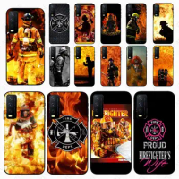funda Firefighter Heroes Fireman Phone cover For vivo Y35 Y31 Y11S Y20S 2021 Y21S Y33S Y53S V21E V23E Y30 V27E 5G Cases