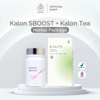 [PAKET BUNDLE] Kalon Teh Hijau & Kalon SBOOST - Minuman Teh Alami green tea hijau celup