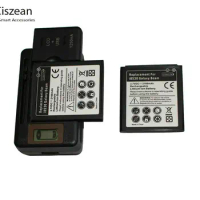 2pcs 2100mAh EB585157LU Replacement Li-ion Battery + LCD Universal Charger For SamSung Galaxy Beam I8530 I8552 I8558 I869 I8550